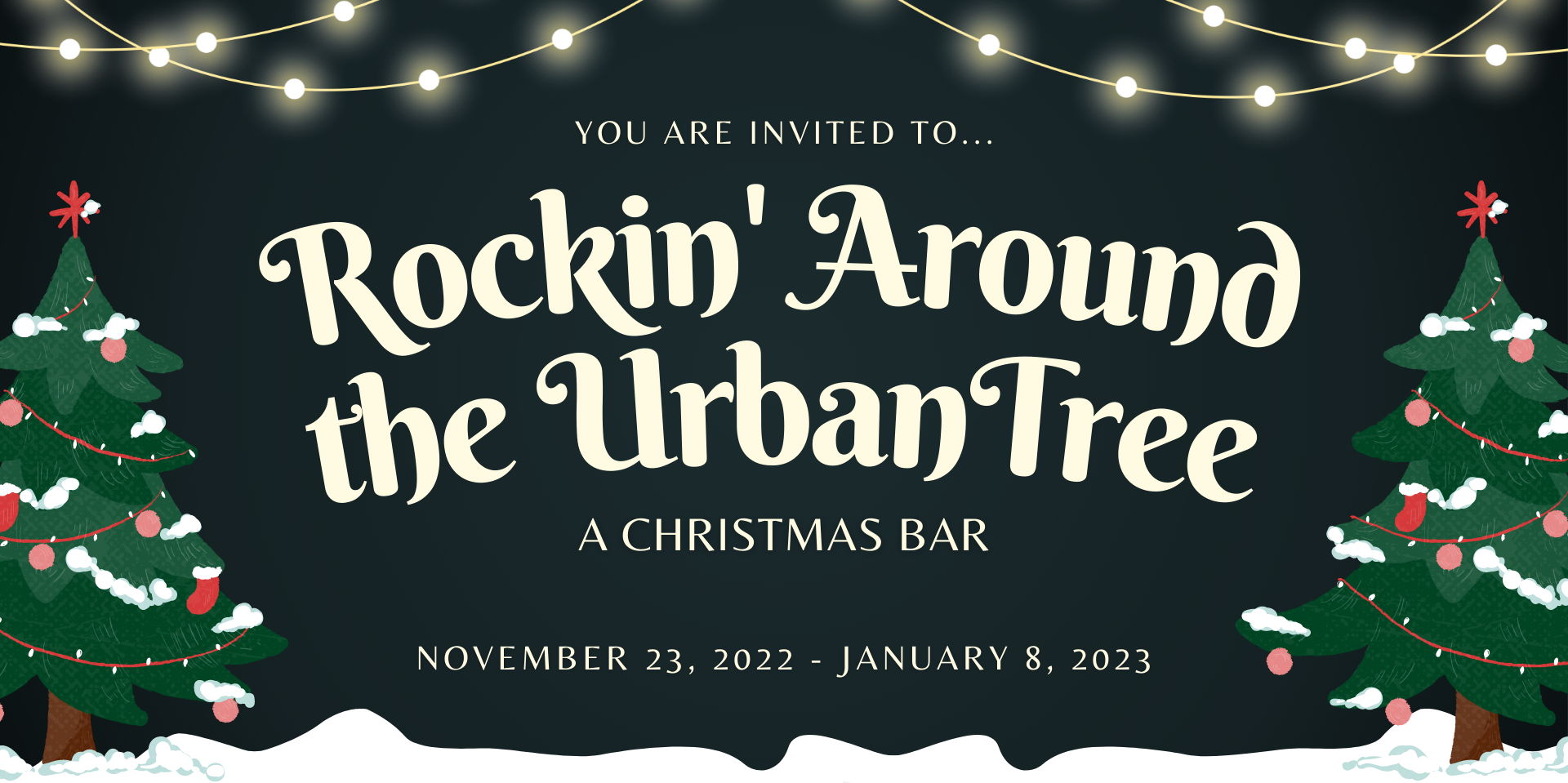 Rockin' Around the UrbanTree: A Christmas Bar! promotional image