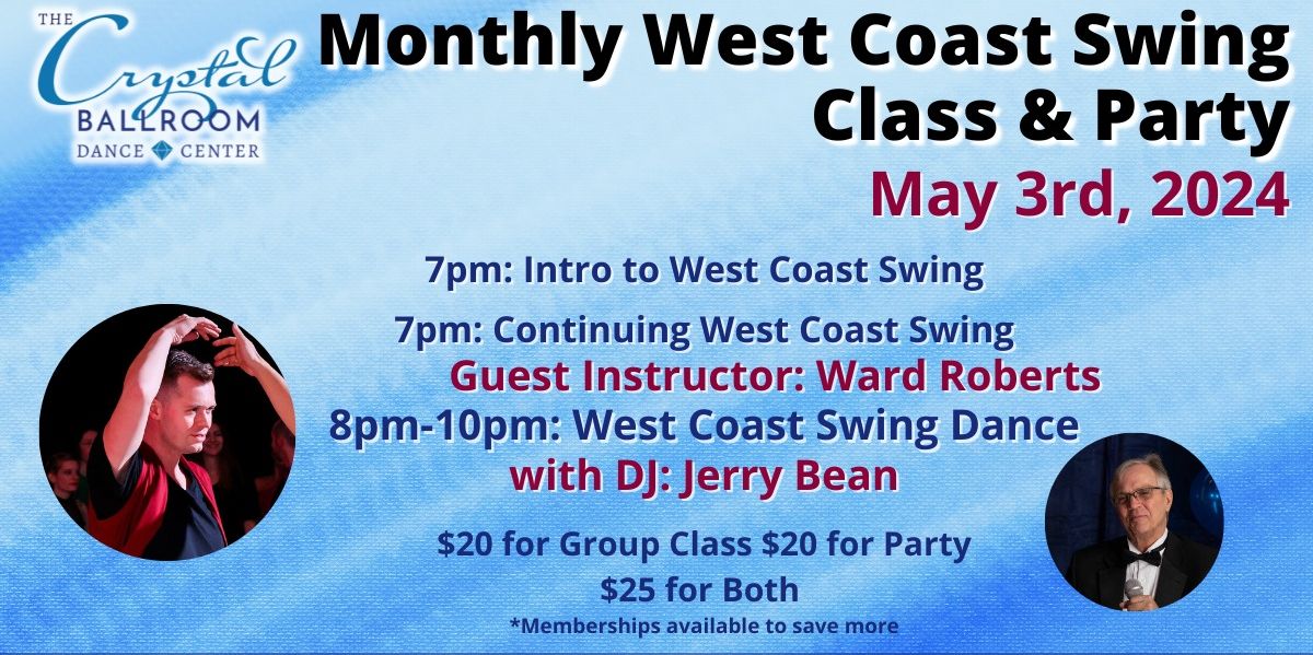 May West Coast Swing Class & Party promotional image