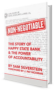 Book cover Non-Negotiable: The Story of Happy State Bank & The Power of Accountability