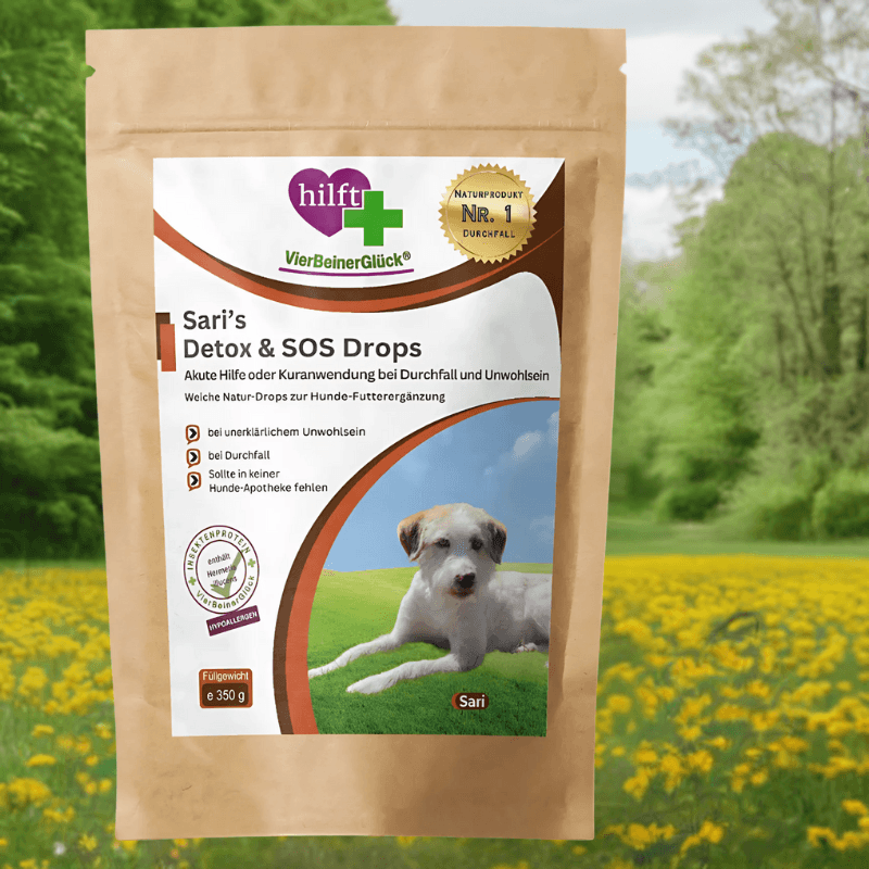 Detox & SOS-Drops - Wirksam bei Magenbeschwerden des Hundes