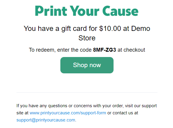 Redeeming Your Gift Code