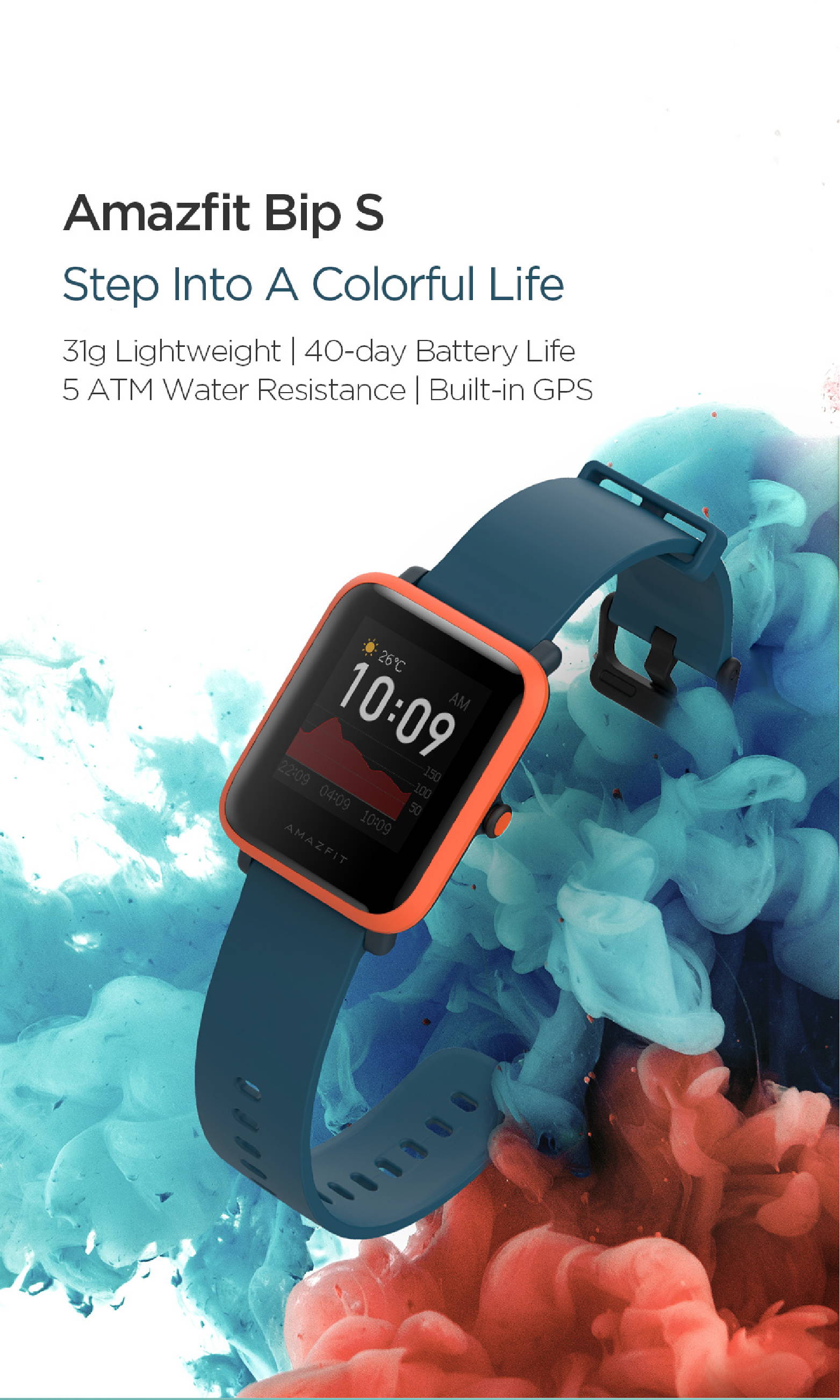 Amazfit bip display type hot sale