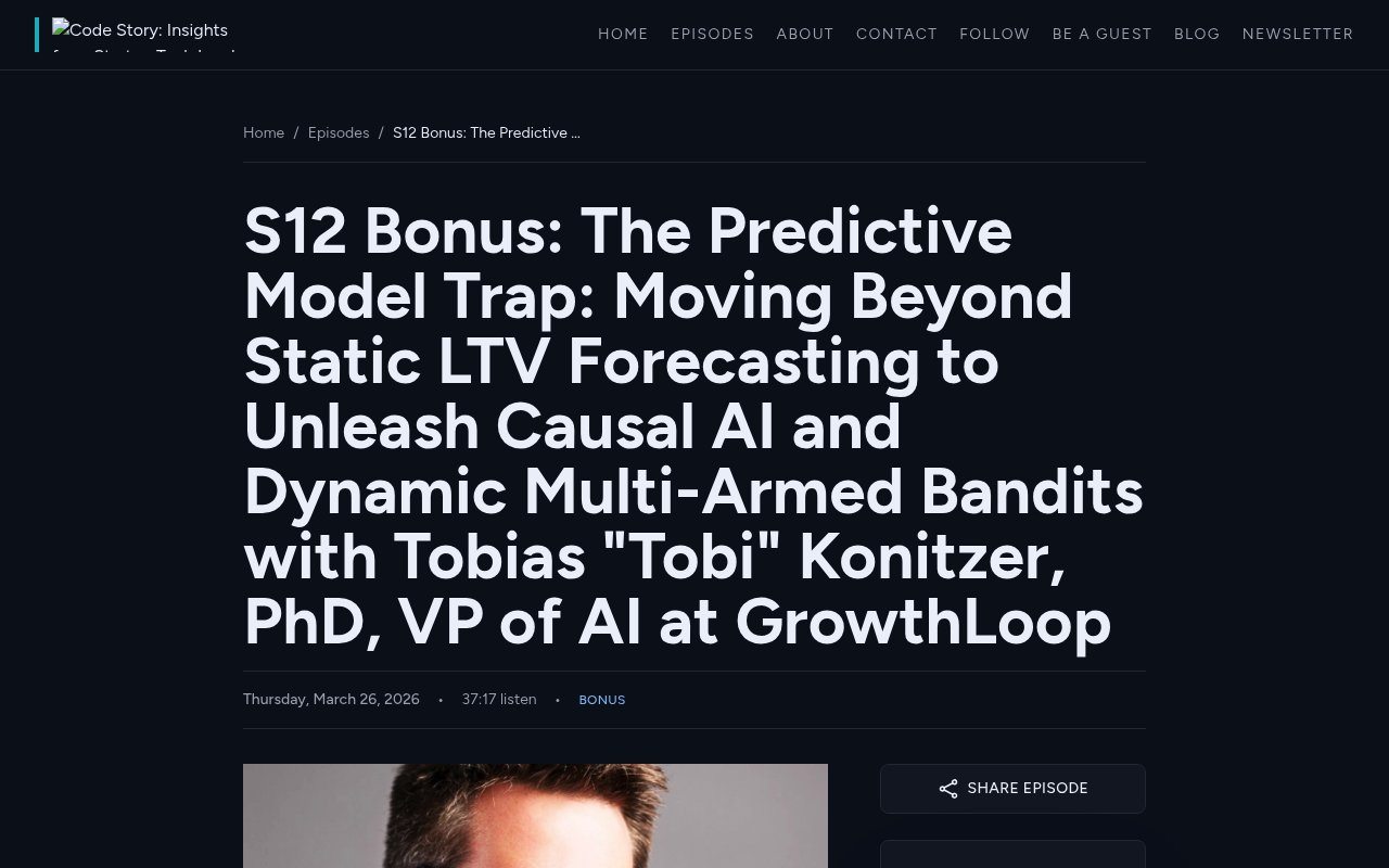The Predictive Model Trap: Causal AI & Dynamic Bandits