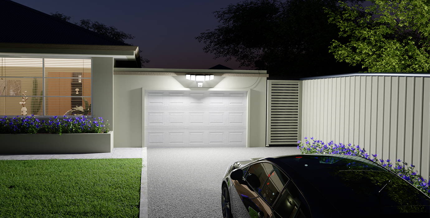 Onforu LED Solar Motion Lights Outdoor for Garage