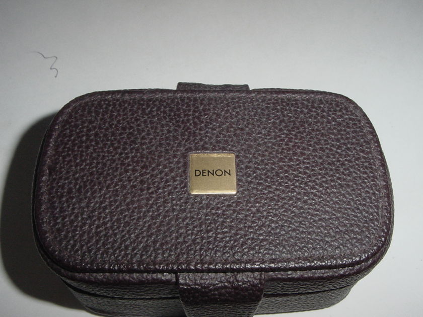 Denon DL-303 low output MC LOMC cartridge complete with leather box and papers