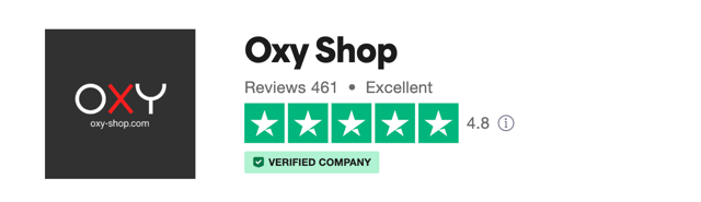 Oxy Shop Trustpilot