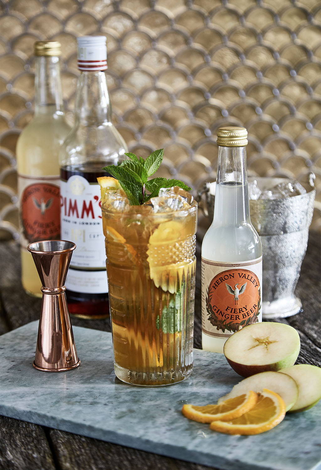 ginger beer Pimms cocktail