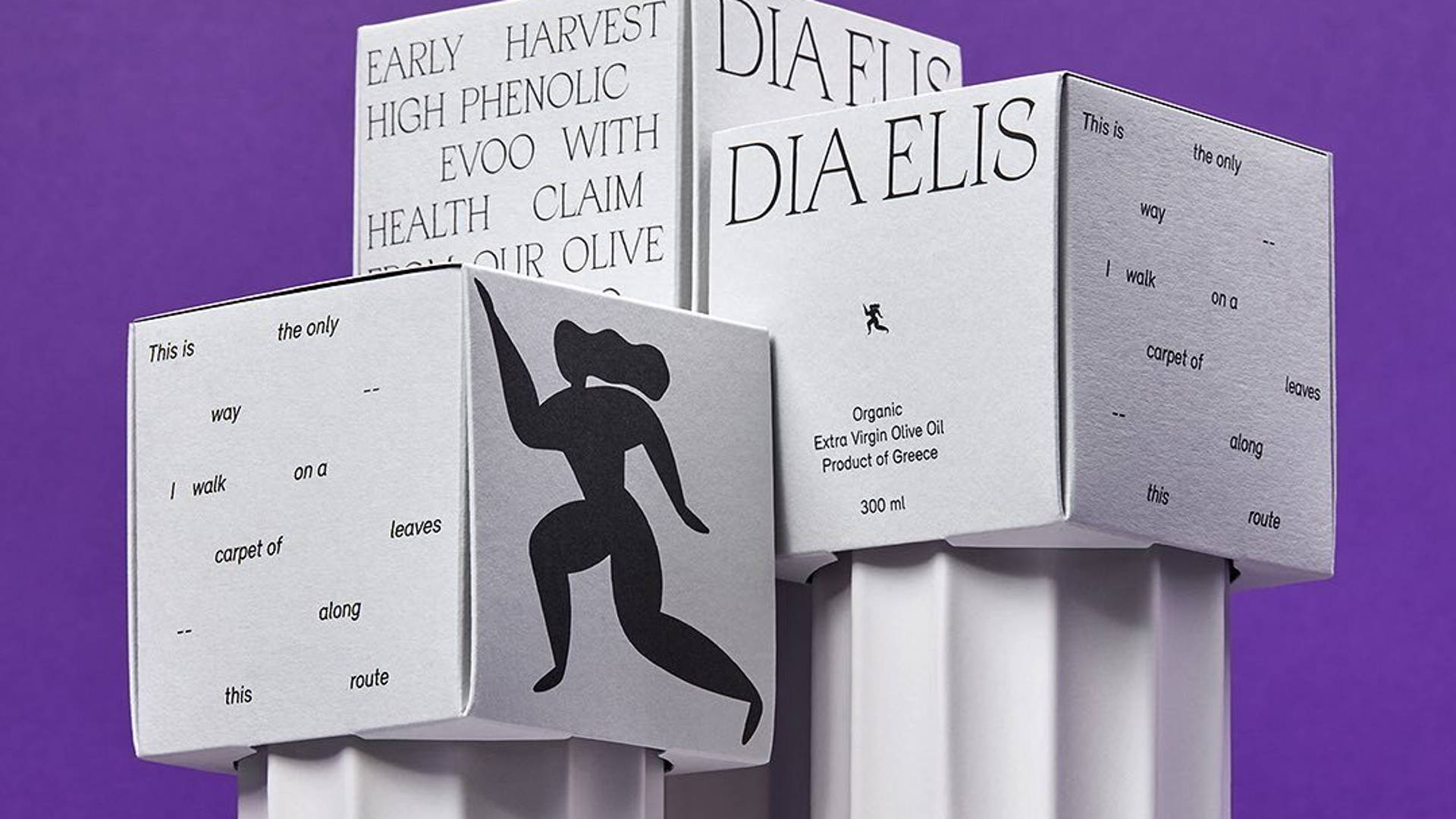 Featured image for Dia Elis' Olive Oil Packaging Features Olympian Sophistication