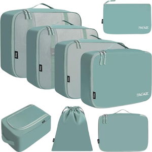 Packing Cubes 8pc. - Dusty Teal