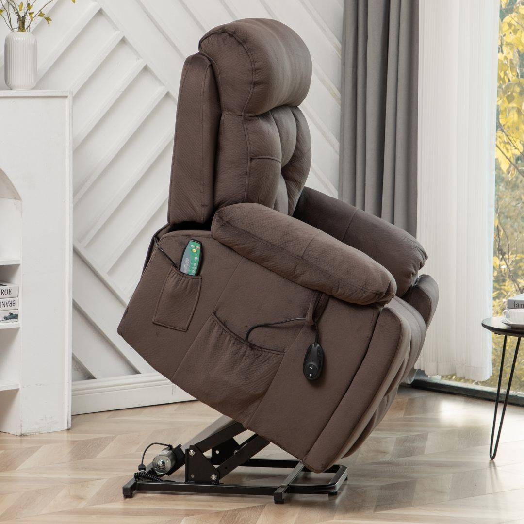 edward creation a perfect lift chair is sturdy, heavy duty, and can handle up to 350 pounds.