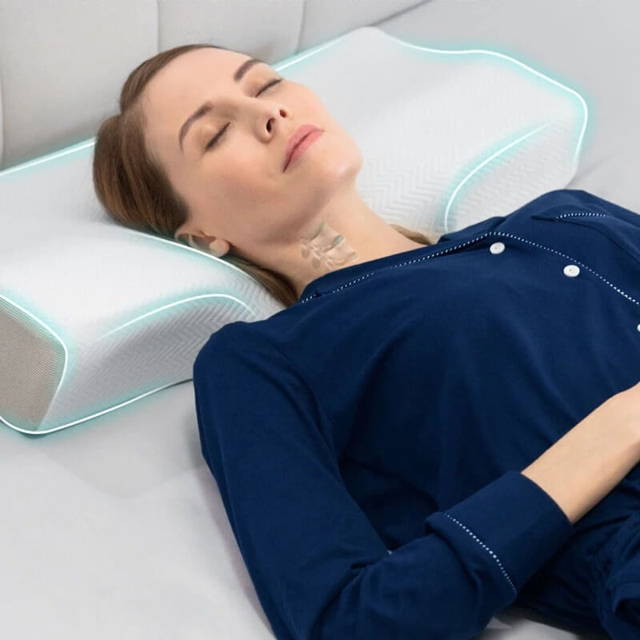 Oreiller Orthopedique, Oreiller Memoire de Forme, Coussin Cervical, Oreiller Ergonomique, Coussin Memoire de Forme, Oreiller Cervical