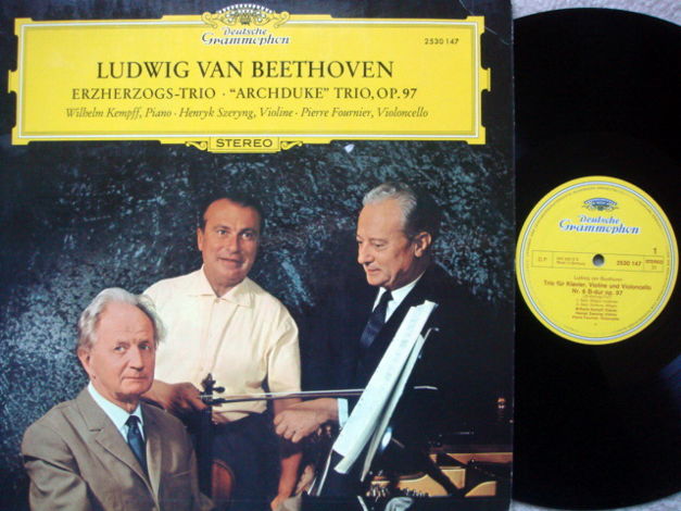 DG / Beethoven Archduke Trio, - FOURNIER/SZERYNG/KEMPFF...