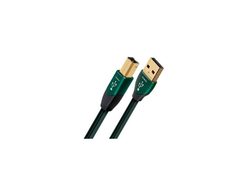 AudioQuest Forest USB Cable __A - B style Connectors 5 meters  Mint