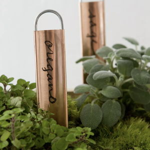 Copper Plant Markers, Vertical