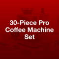 30-Piece Pro Coffee Machine Set FAQ