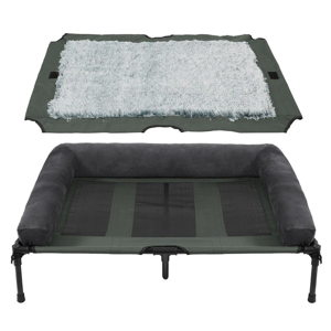 XL Elevated Dog Bed 110x80x28cm Foldable Raised Pet Cot Indoor Outdoor