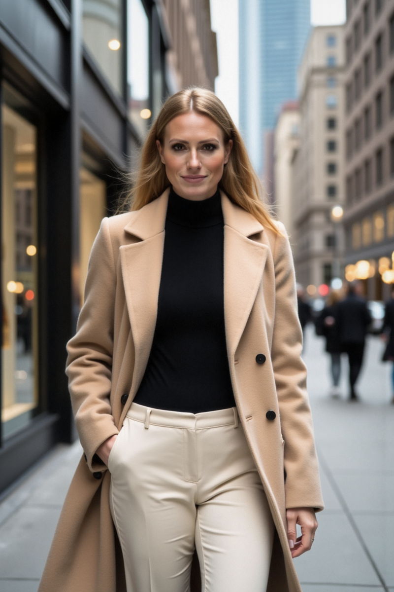 Photo generated by Secta Labs in style of City Chic Portraits