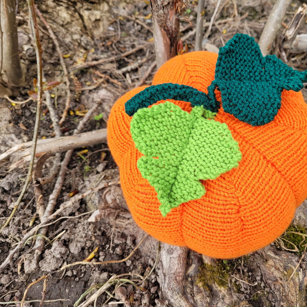 Halloween pompoen kussen in 8 lagen