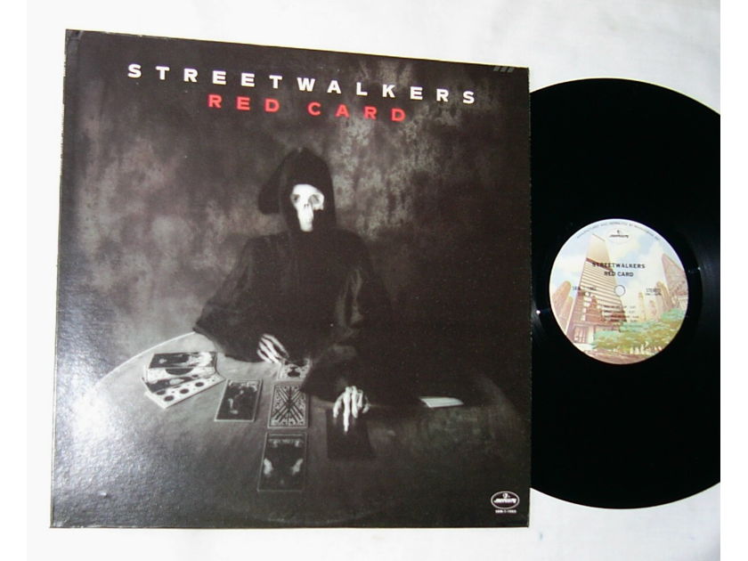 STREETWALKERS LP- - RED CARD--orig 1976 album on Mercury--ROGER CHAPMAN vocals
