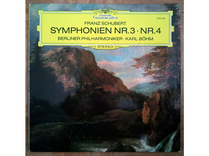 DG/Bohm/Schubert - Symphonies Nos.3 & 4 / NM