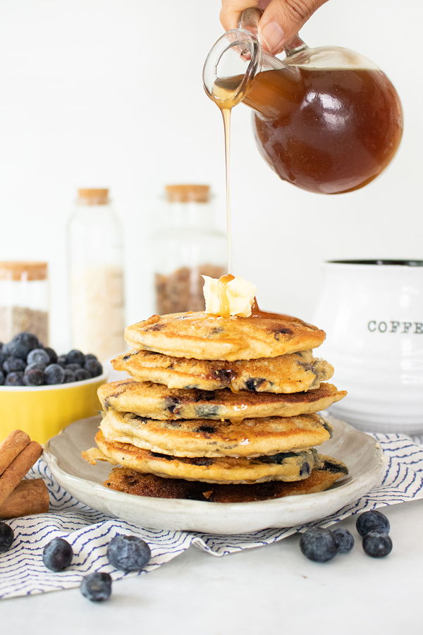 keto blueberry pancakes