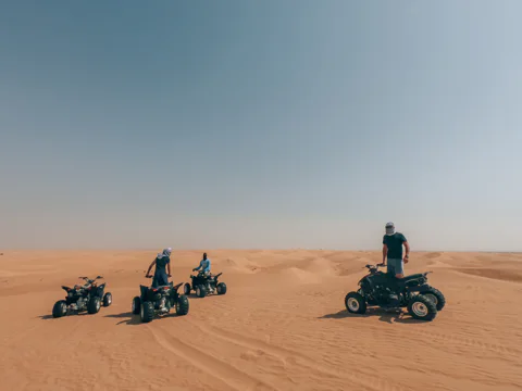 Vespertine Desert Quad Guided Bike Trip w/ BBQ