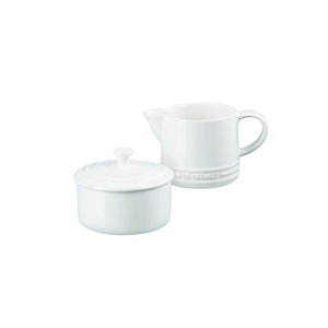 Signature Cream and Sugar Set, Color: White