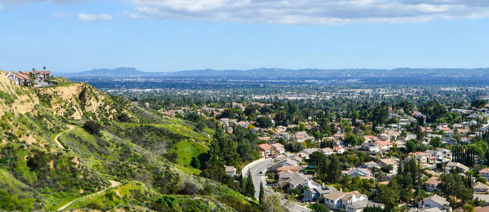 Porter Ranch in San Fernando Valley, Los Angeles, CA, USA