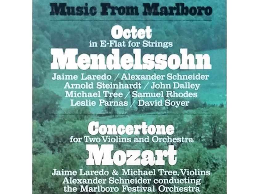 Columbia 2-eye | MENDELSSOHN Octet, - MOZART Concertone in C for 2 Violins and Orchestra