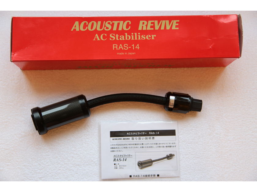 Acoustic Revive RAS-14 AC Power Stabilizer (NEW with PCOCC-A conductors)