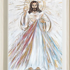Divine Mercy Print, Divine Mercy Image, Divine Mercy Art, Jesus I Trust in You, Modern Jesus Art, Jesus Decor, Modern Catholic Art - Etsy