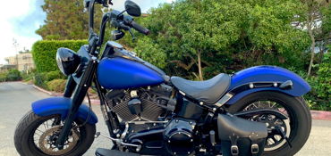 2016 HARLEY-DAVIDSON SOFTAIL SLIM S (VIVID BLACK) motorcycle for rent near San Diego, CA