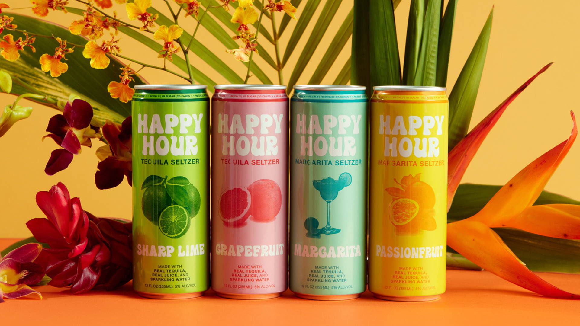 Featured image for Happy Hour's Tequila Seltzers Make For A Colorful Companion