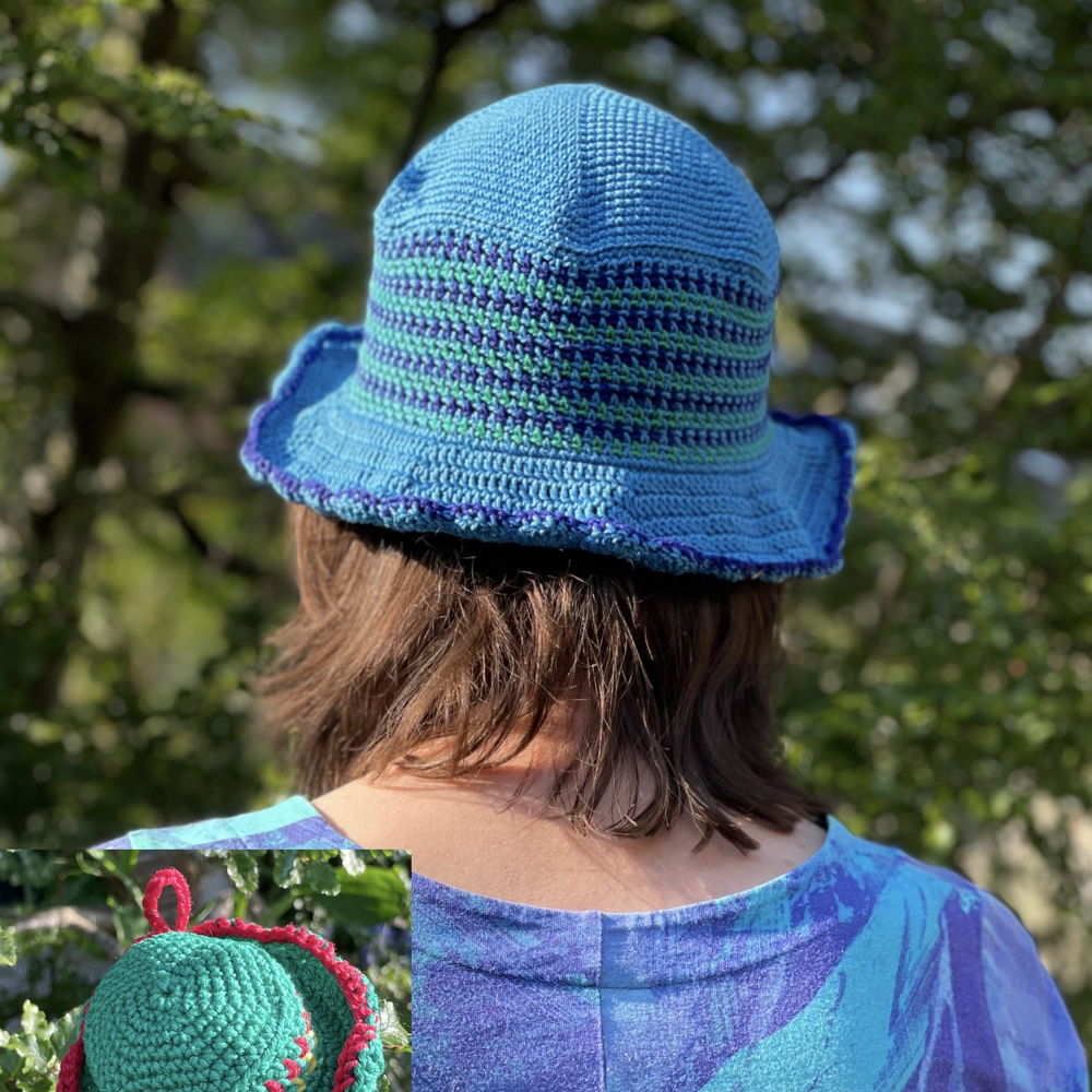 Pattern: crocheted Summer Hat Diny.