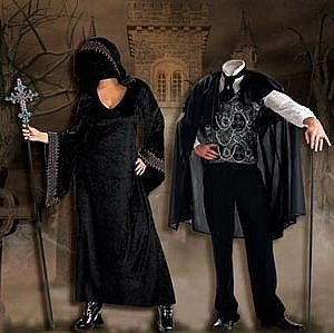 Фотошоп PSD исходник для монтажа - темная семейка