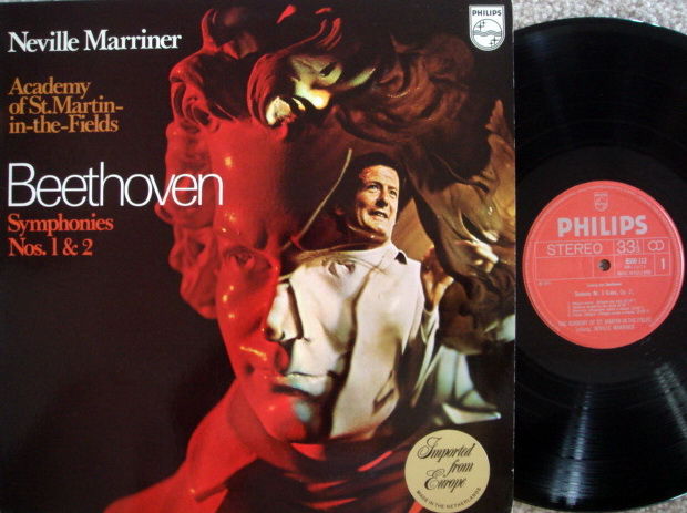 Philips / MARRINER, - Beethoven Symphonies No.1 & 2,  M...