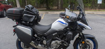 2019 SUZUKI V-STROM 650XT TOURING motorcycle for rent near Suffolk, VA