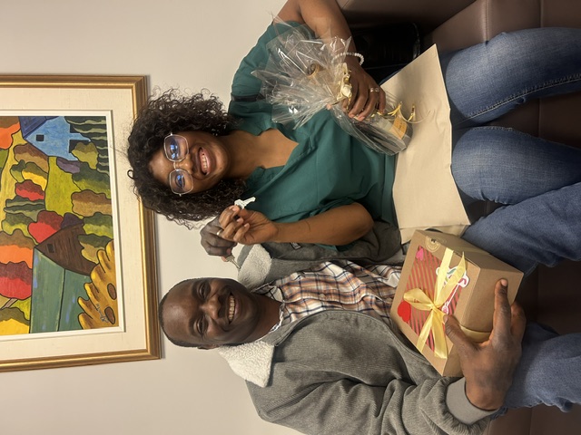 Nina Carine Nkeng & son mari Justin