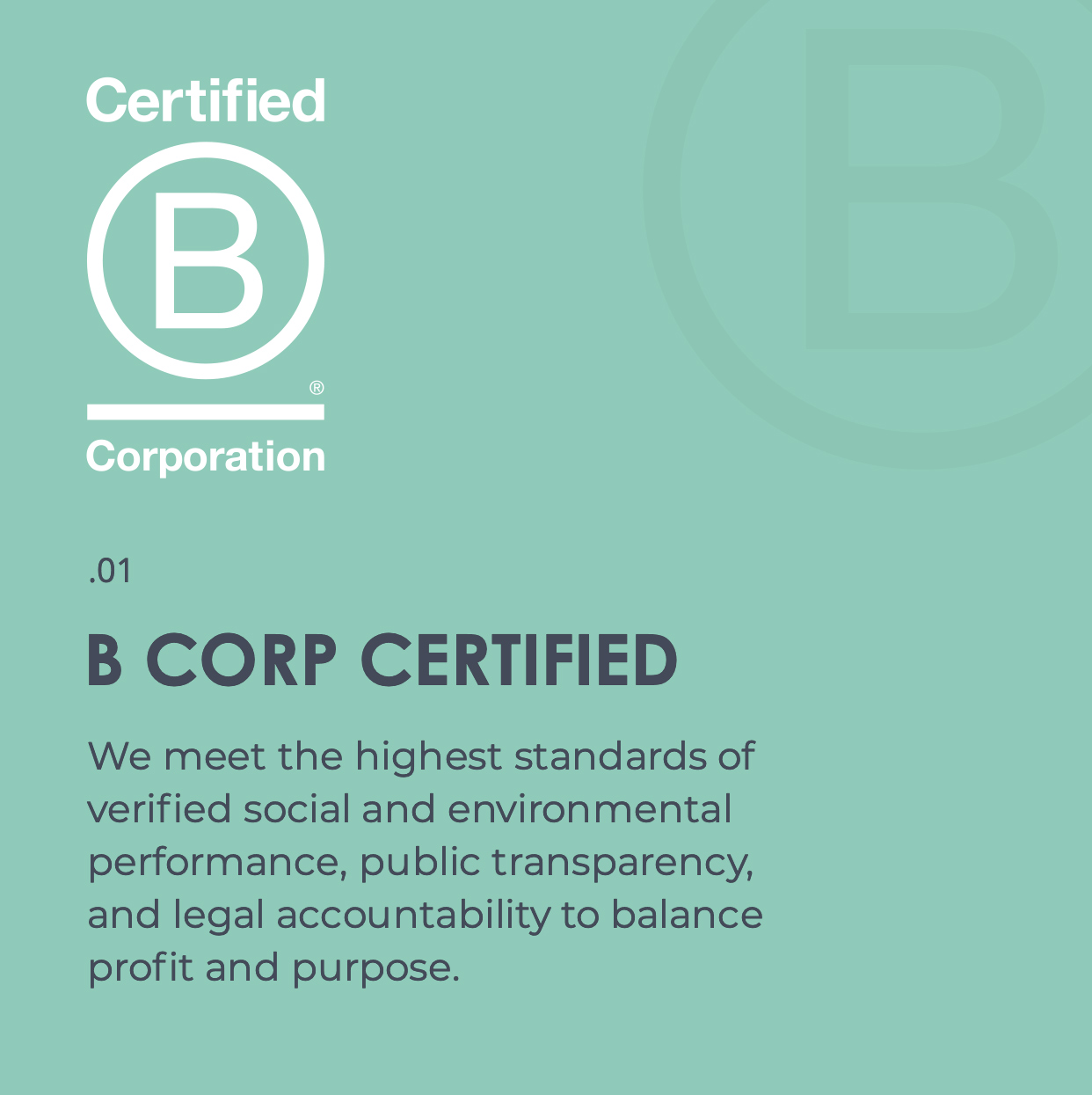 B Corp Corporate Sustainability