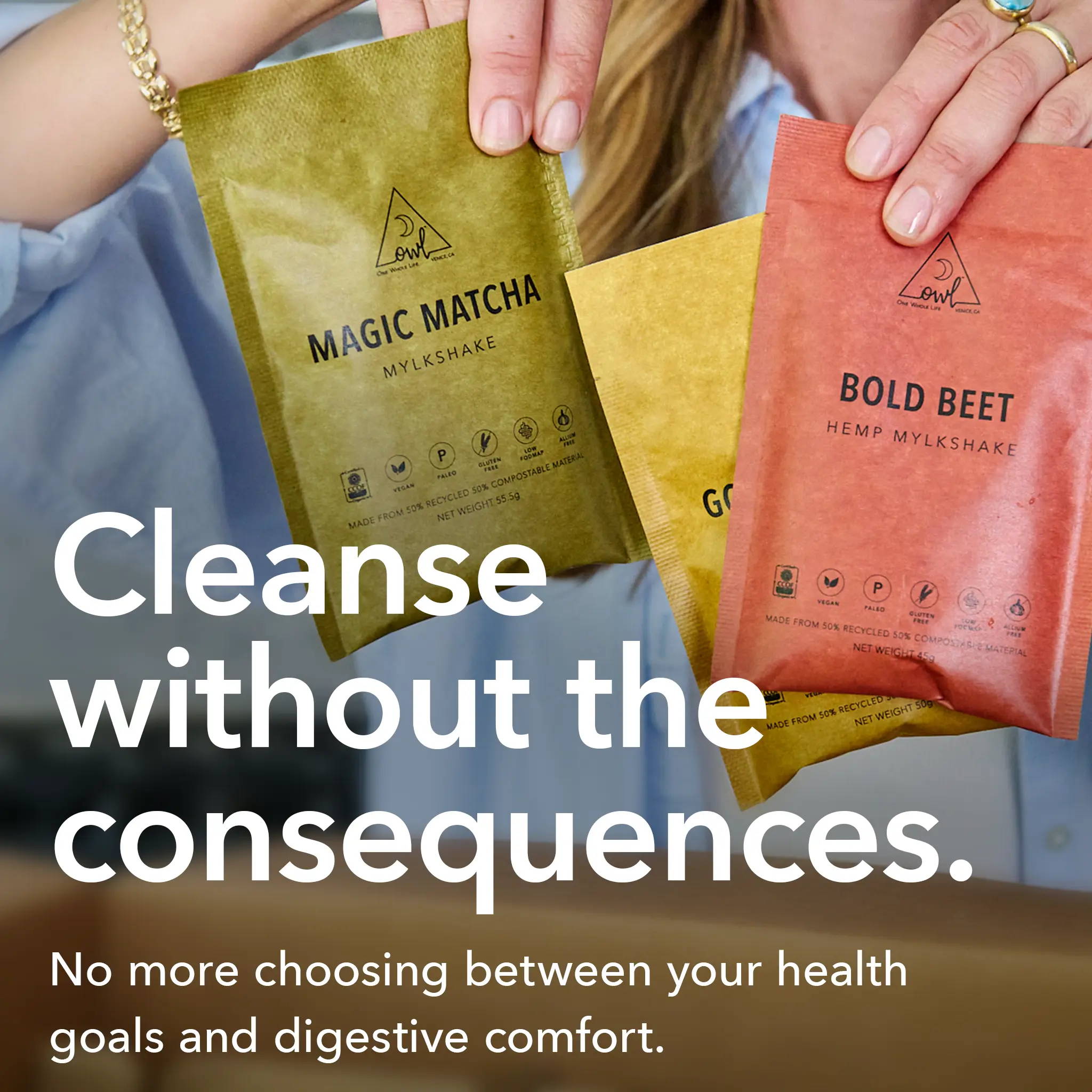 Cleanse without the consequences. No more choosing between your health goals and digestive comfort.
