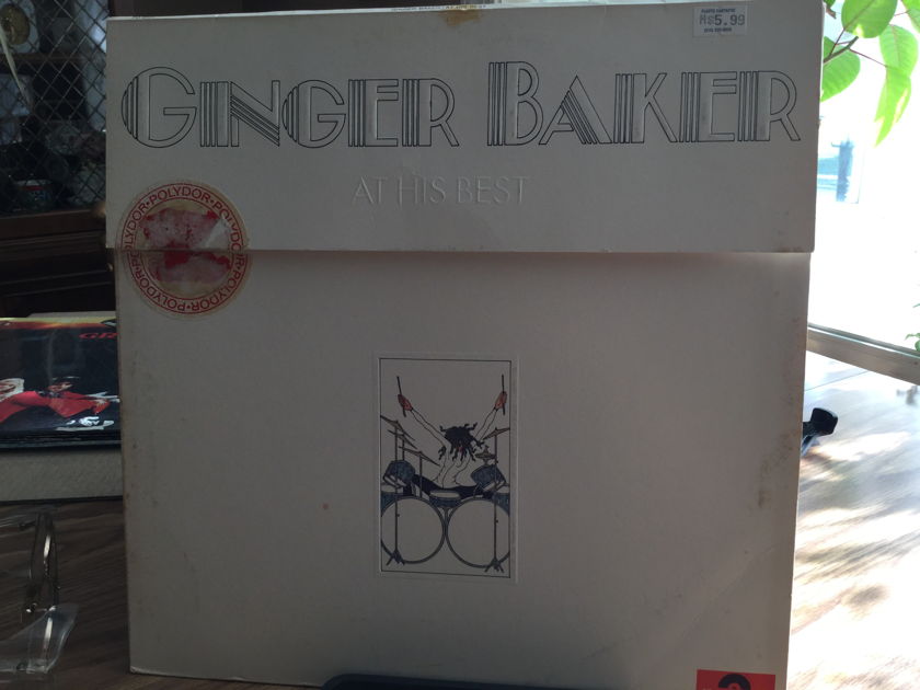 GINGER BAKER - At His Best 2 Record Set.WHITE LABLE PROMO