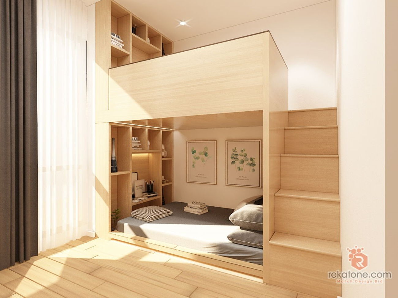 Modern Minimalist Korean Style Interior Design for Condominium in Malaysia