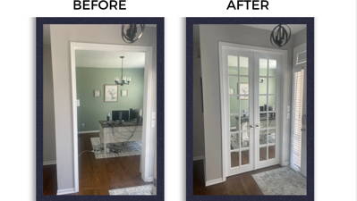 Big Change with french doors in Lee's Summit MO
