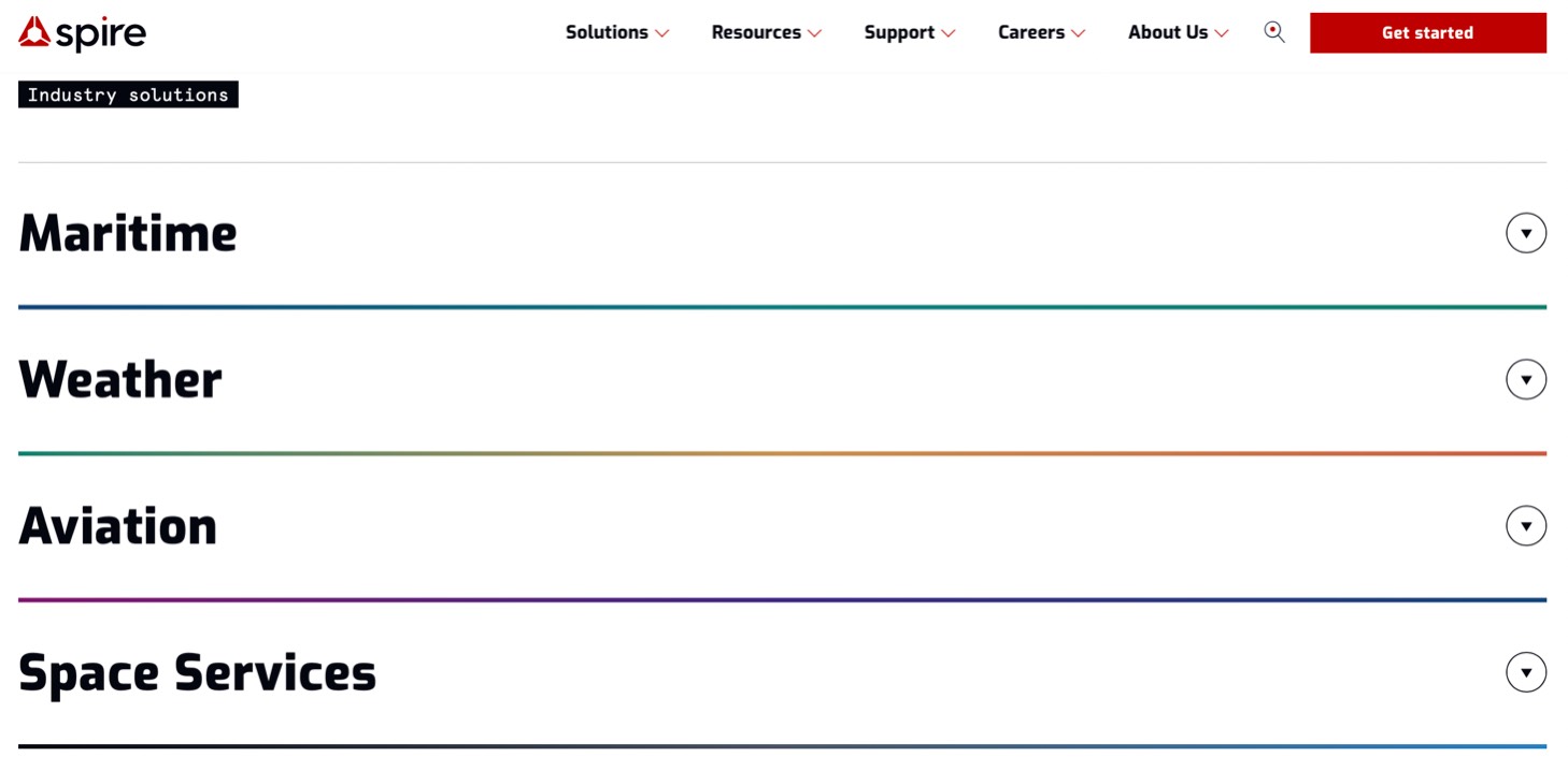 Spire product / service
