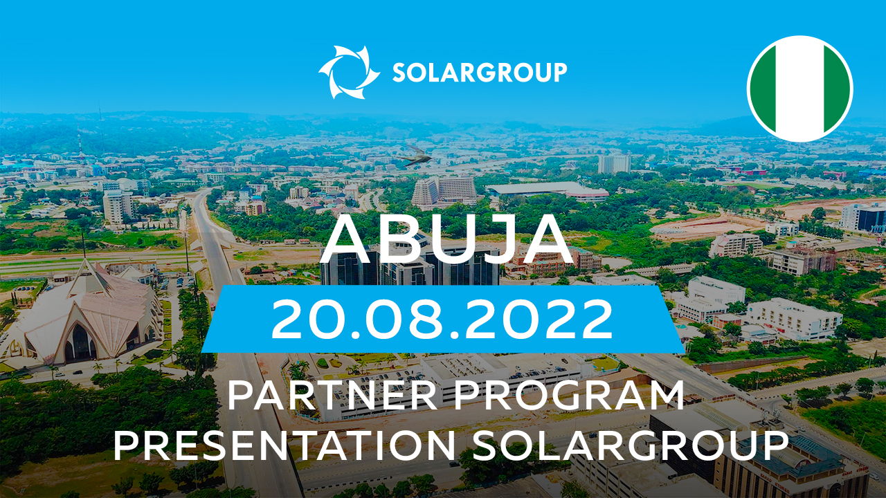 Partner program presentation SOLARGROUP in Abuja (Nigeria)