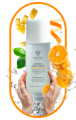 A bottle of Nano Singapore's best probiotic supplement surrounded by fruit