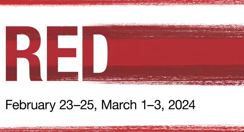 RED | produced by City Circle Theatre Company, Feb. 23-25 and Mar. 1-3 at Brush & Barrel