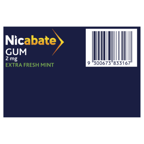 Nicabate Gum Nicotine 2mg Value Pack 200 pieces - Extra Fresh Mint Regular - Image 4
