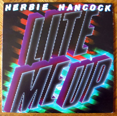 Herbie Hancock - Lite Me Up - Promo Stamped Columbia ‎F...