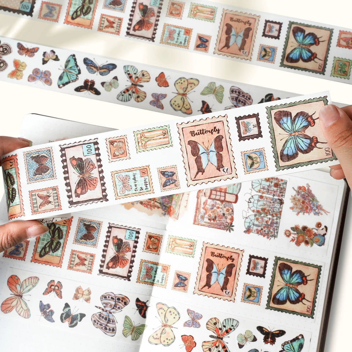 Stamped Wings Washi Tape Sticker Set – Little Craft Place
